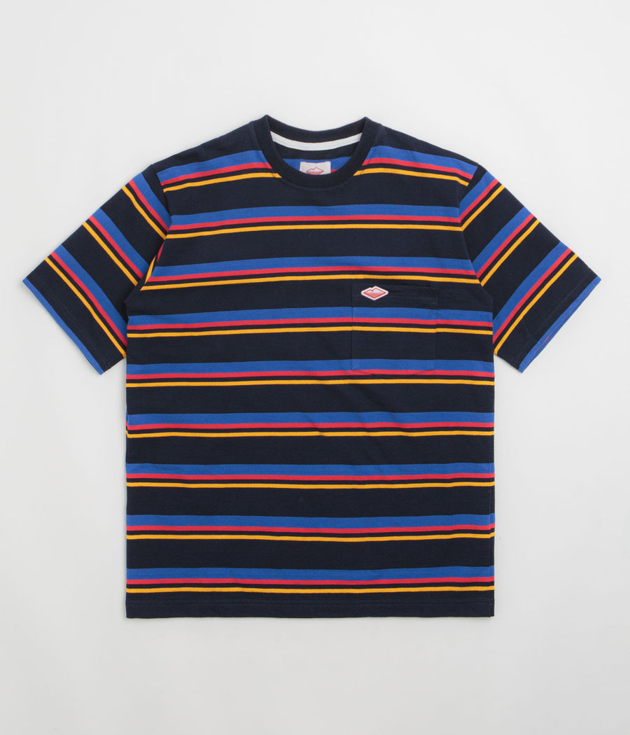 Battenwear Pocket Rugby T-Shirt - Multi Stripe