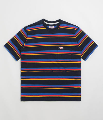 Battenwear Pocket Rugby T-Shirt in Multi Stripe