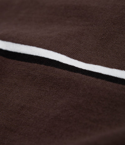 Battenwear Pocket Rugby T-Shirt in Olive Stripe