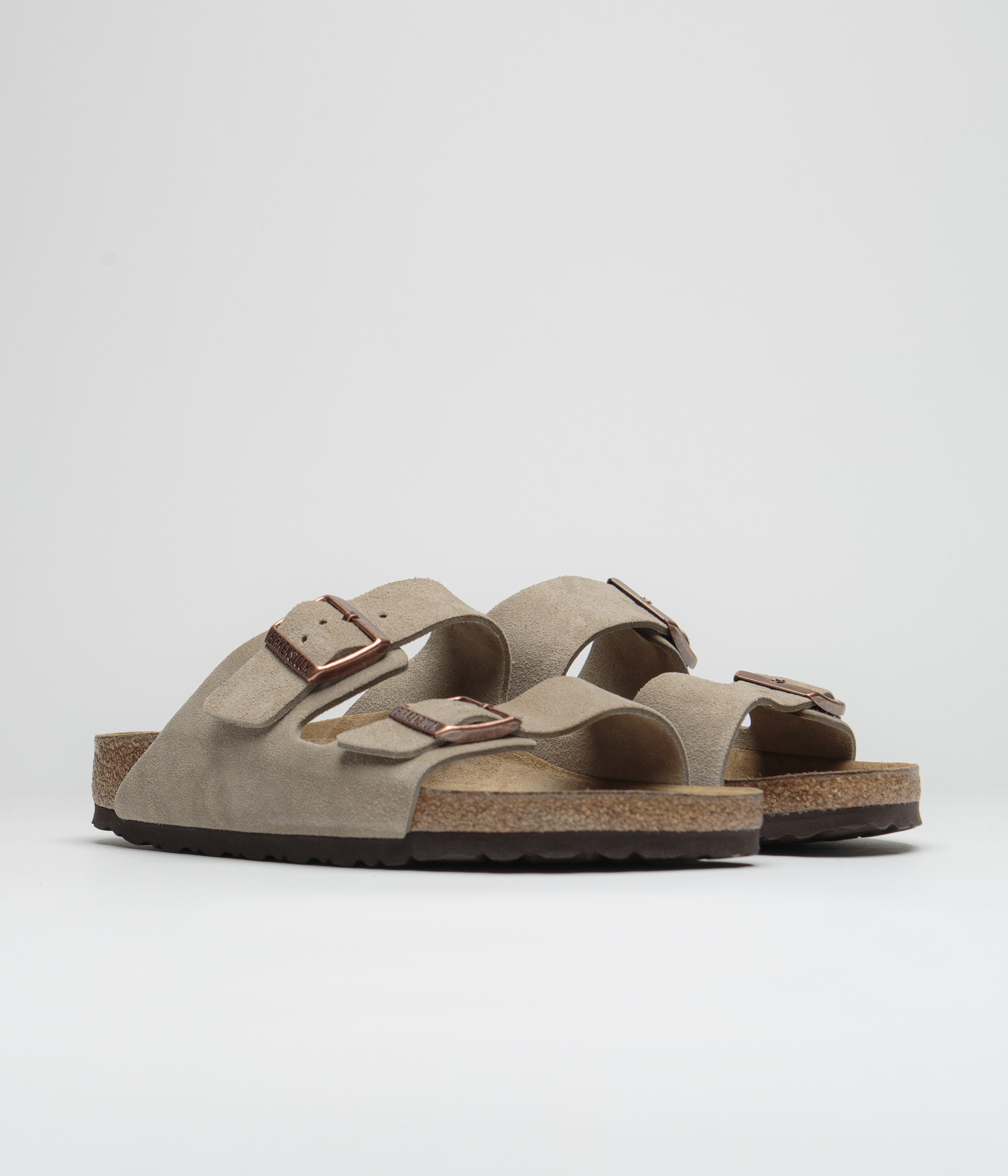 narrow taupe birkenstocks