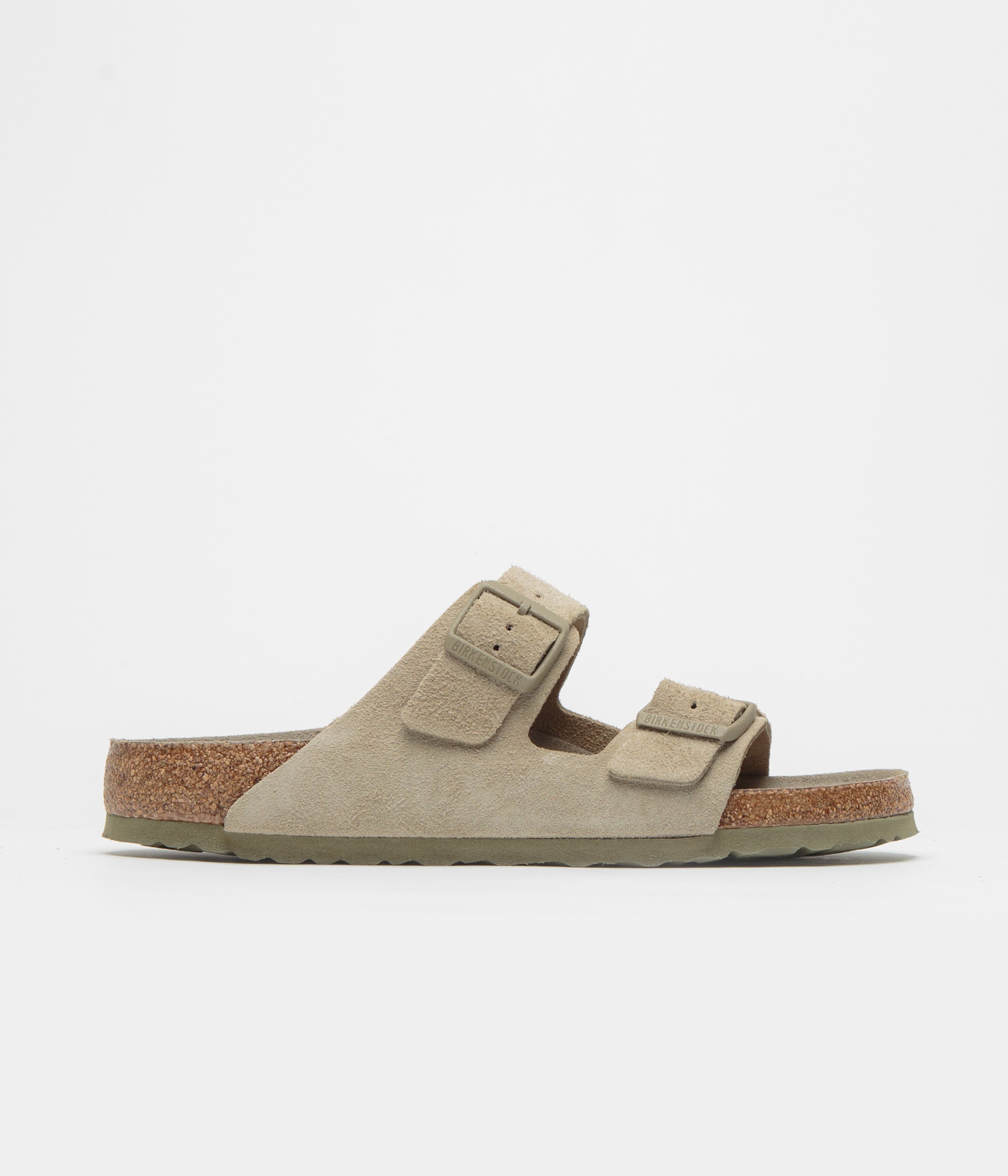 Birkenstock Arizona SFB Sandals in Faded Khaki