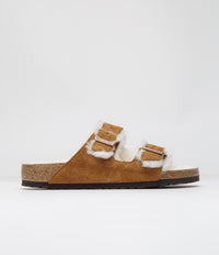 Birkenstock Arizona Shearling Sandals in Mink