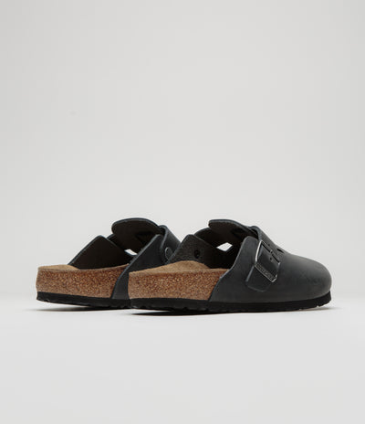 Birkenstock Boston Narrow Sandals in Black