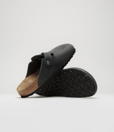 Birkenstock Boston Narrow Sandals in Black