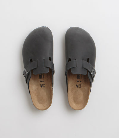 Birkenstock Boston Narrow Sandals in Black