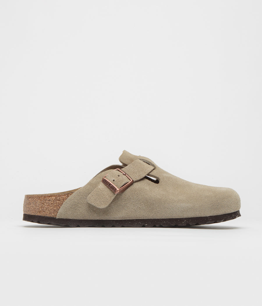 Birkenstock Boston Narrow Sandals in Taupe