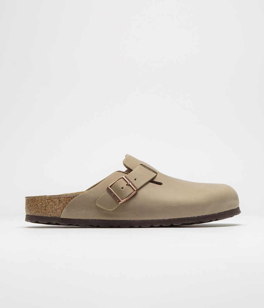 Birkenstock Boston Narrow Sandals in Tobacco Brown