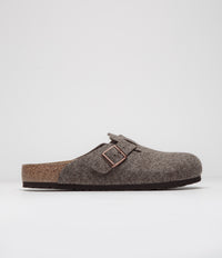 Birkenstock Boston Wool Sandals in Cacao