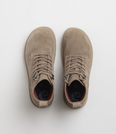 Birkenstock Womens Highwood Lace Mid Shoes in Taupe