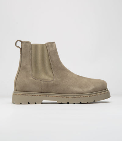 Birkenstock Womens Highwood Slip On Shoes in Taupe