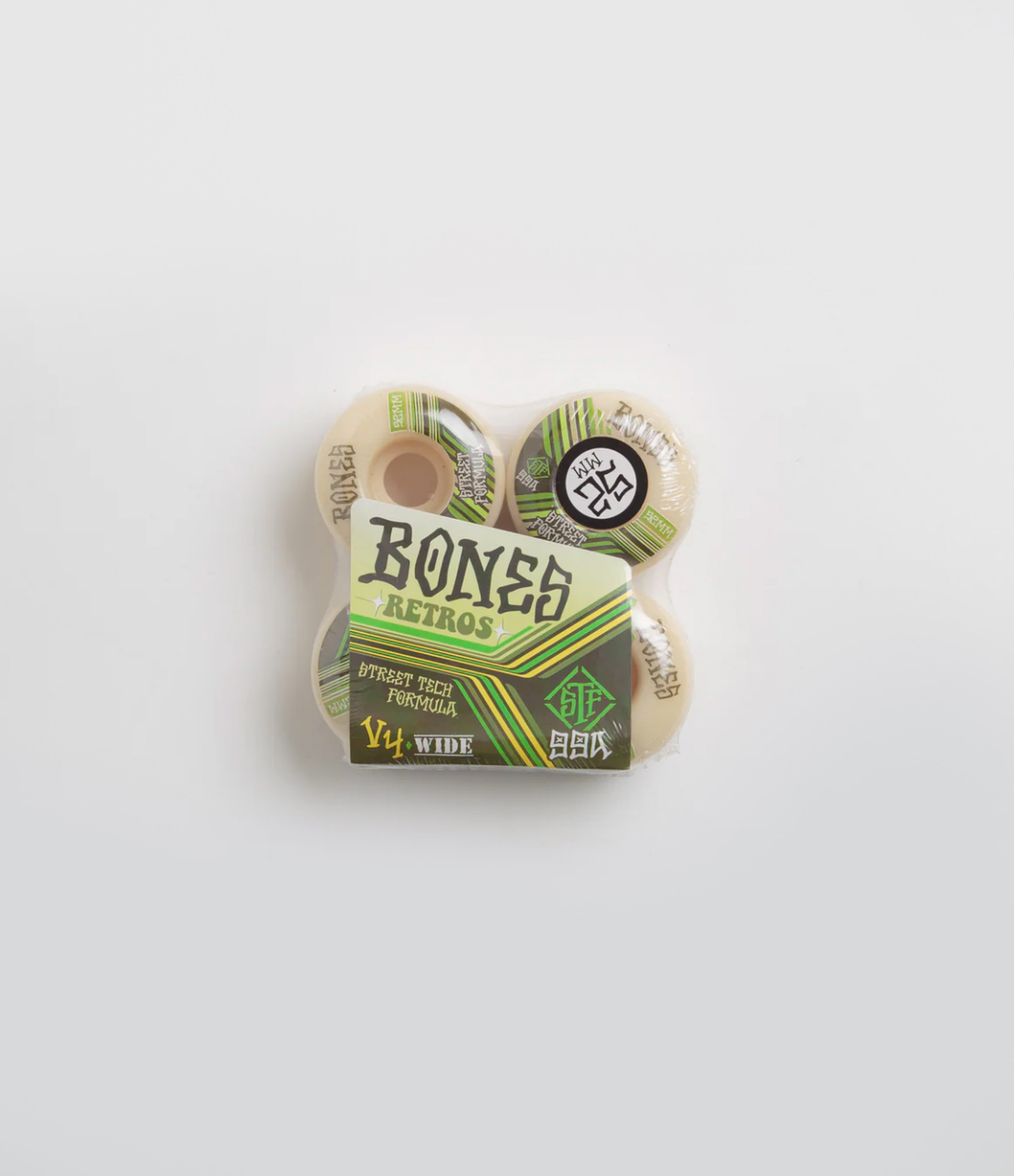 Bones STF Retros 99A V4 Wide Wheels - 52mm | Flatspot
