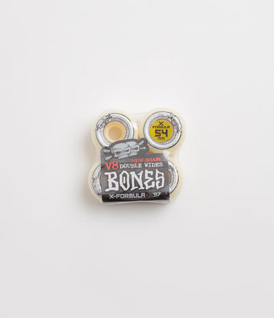 Bones X-Formula 97A V8 Double Wide Wheels - White - 54mm