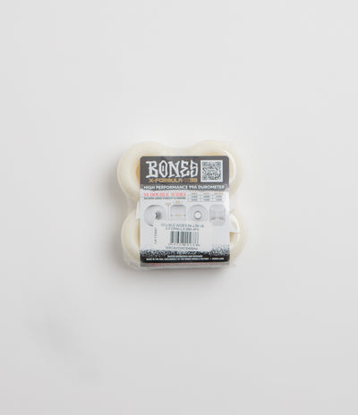 Bones X-Formula 99A V8 Double Wide Wheels - White - 54mm