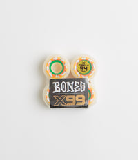 Bones X-Formula Runny Bunny 99A V6 Widecut Wheels in White and 54mm