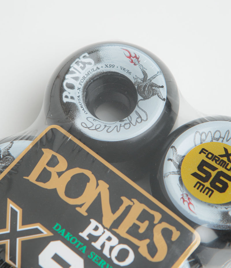 Bones X-Formula Servold Eternal Search 99A V6 Widecut Wheels - Black - 56mm, view 10