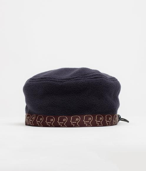 Brain Dead Adjustable Polar Fleece Beanie - Navy