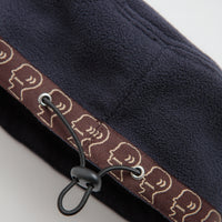 Brain Dead Adjustable Polar Fleece Beanie - Navy thumbnail
