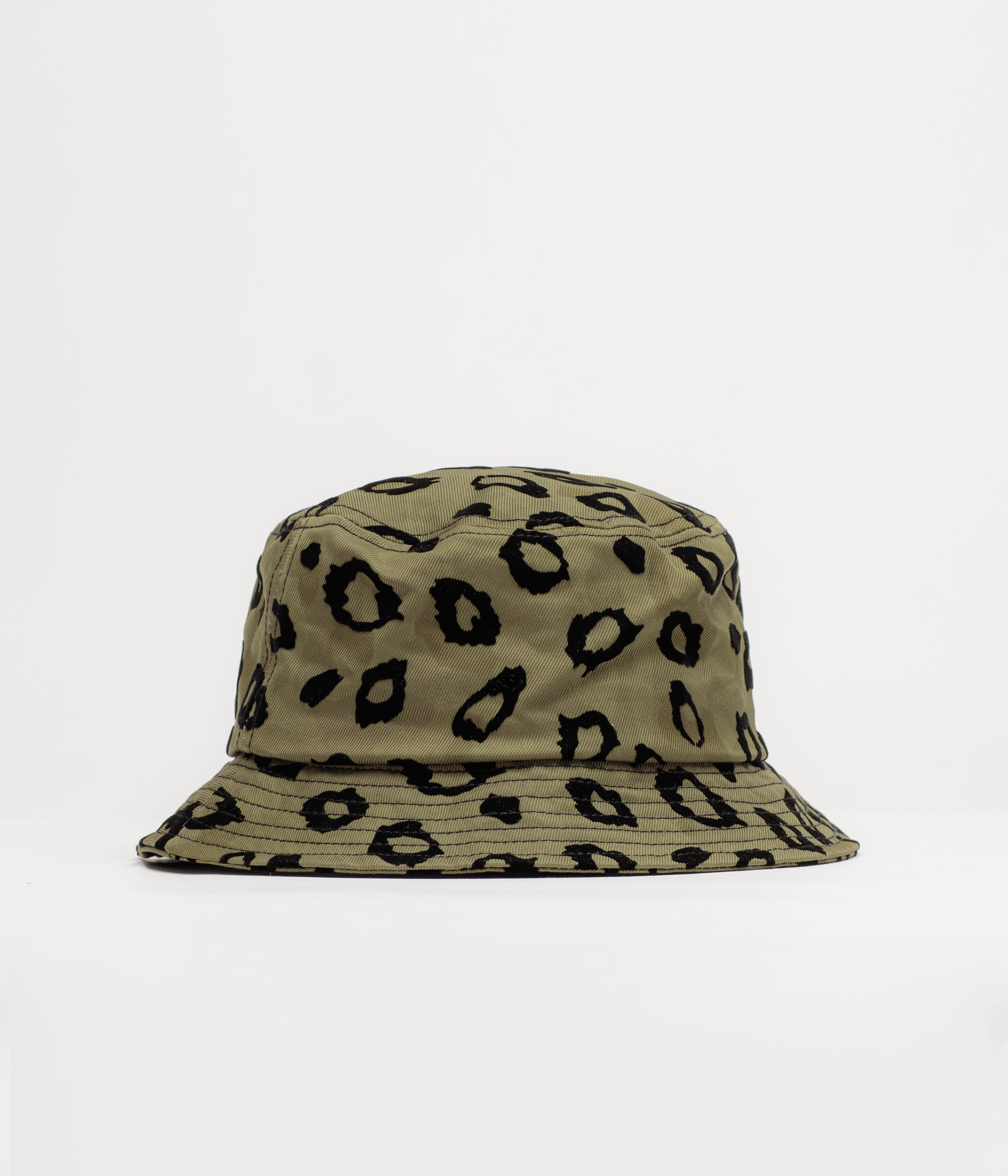 Brain Dead Canvas Bucket Hat - Leopard Camo