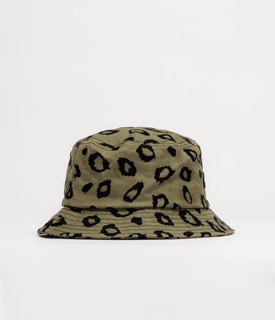 Brain Dead Canvas Bucket Hat - Leopard Camo