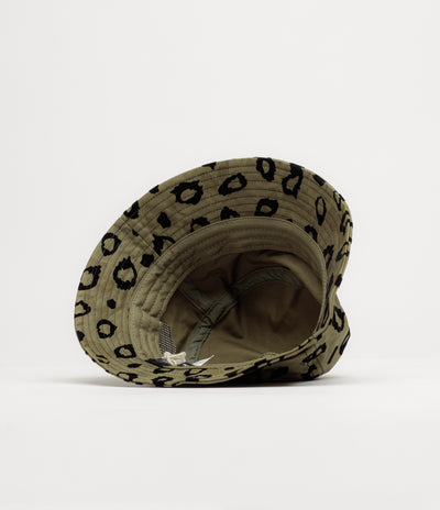 Brain Dead Canvas Bucket Hat - Leopard Camo