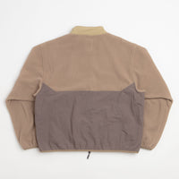 Brain Dead Double Zip Polar Fleece Jacket - Brown thumbnail