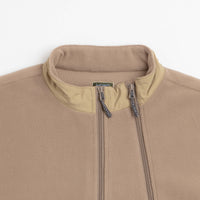 Brain Dead Double Zip Polar Fleece Jacket - Brown thumbnail