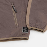 Brain Dead Double Zip Polar Fleece Jacket - Brown thumbnail