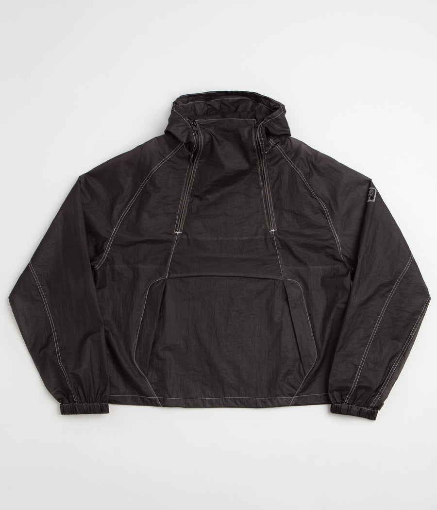 Brain Dead Double Zip Pullover Smock Jacket - Smoke