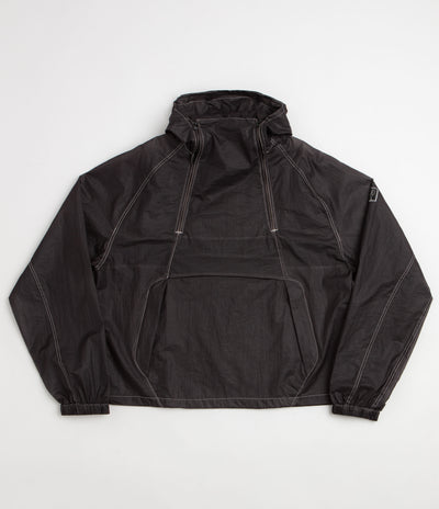 Brain Dead Double Zip Pullover Smock Jacket - Smoke