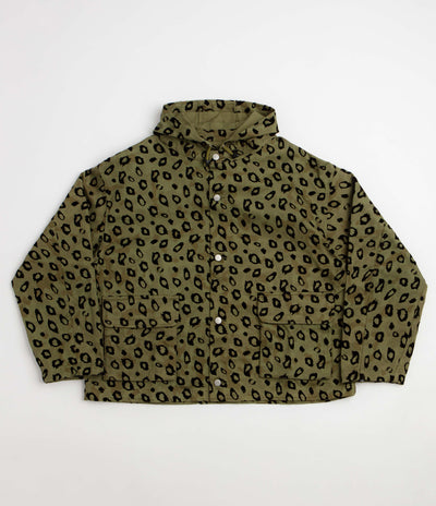 Brain Dead Hooded Chore Coat - Leopard Camo