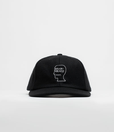 Brain Dead Logohead Cap - Black