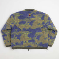Brain Dead Reversible Sherpa Zip Jacket - Ripple Camo thumbnail