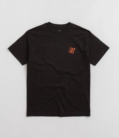 Bronze 56K B Logo T-Shirt in Black and Orange