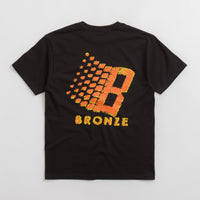 Bronze 56K B Logo T-Shirt in Black and Orange thumbnail