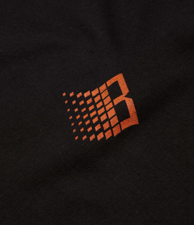 Bronze 56K B Logo T-Shirt in Black and Orange