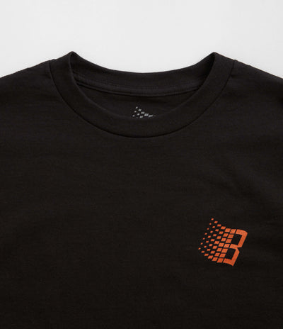 Bronze 56K B Logo T-Shirt in Black and Orange
