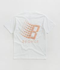 Bronze 56K Balloon Logo T-Shirt in White