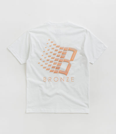 Bronze 56K Balloon Logo T-Shirt in White