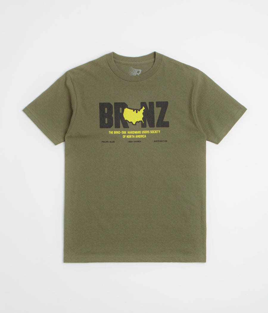 Bronze 56K Brnz T-Shirt in Military Green