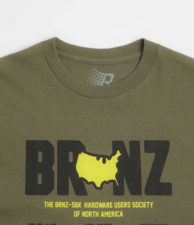 Bronze 56K Brnz T-Shirt in Military Green