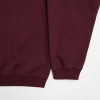 Bronze 56K Logo Crewneck Sweatshirt - Burgundy thumbnail