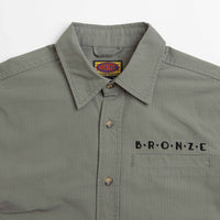 Bronze 56K Ripstop Short Sleeve Shirt - Grey thumbnail