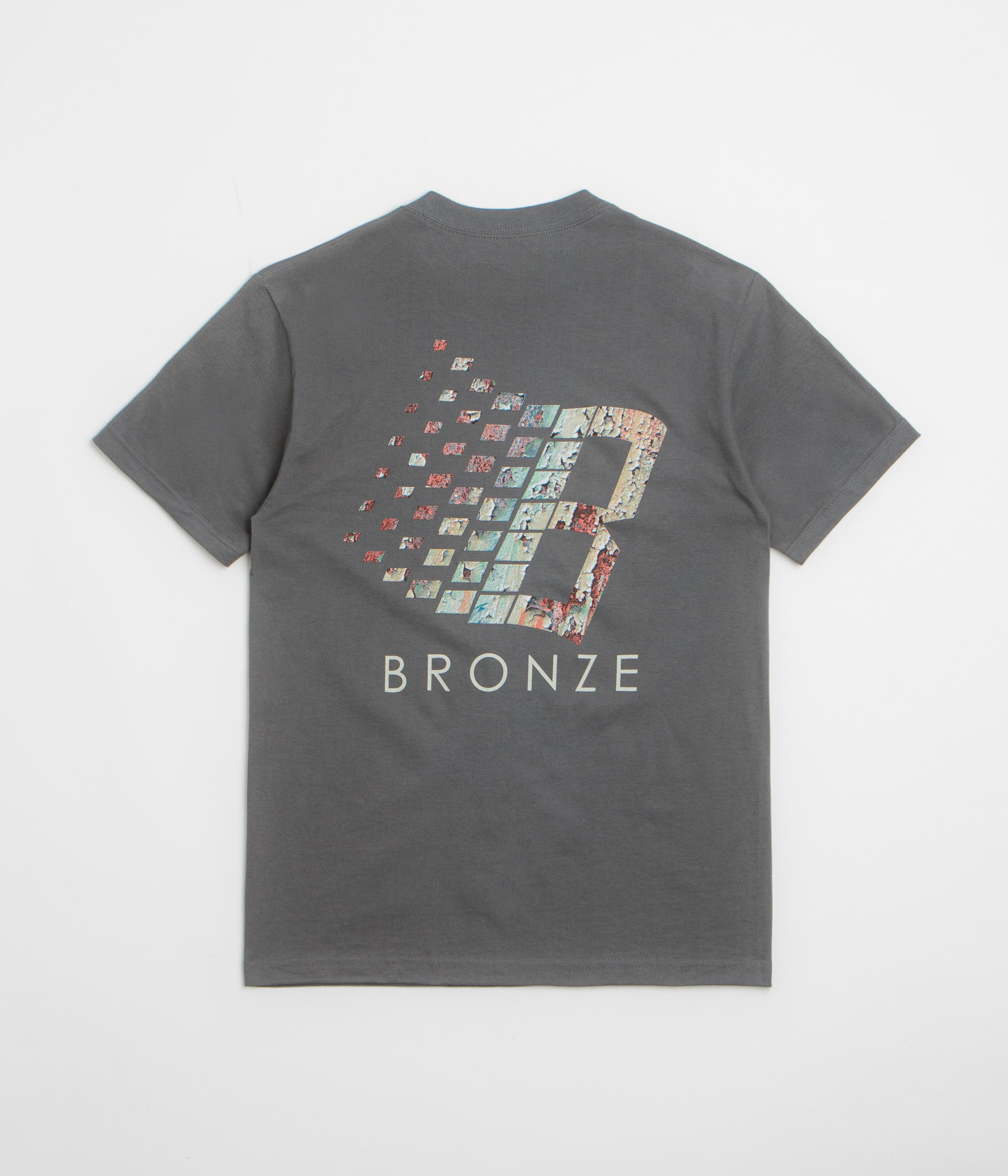 Bronze 56K Rust Logo T-Shirt in Black
