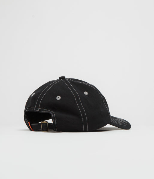 【BUTTER GOODS】 Scribble 5 Panel Cap, Washed Black Scribble5PanelCapWashedBlack1.