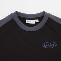 Butter Goods Abseil Panel T-Shirt - Black / Slate thumbnail