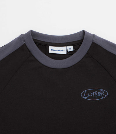 Butter Goods Abseil Panel T-Shirt - Black / Slate