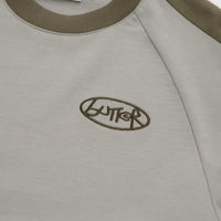 Butter Goods Abseil Panel T-Shirt - Cement / Moss thumbnail