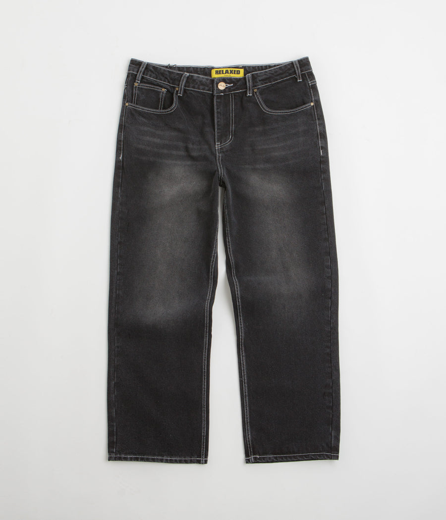 Butter Goods Ace Jeans in Distressed Black