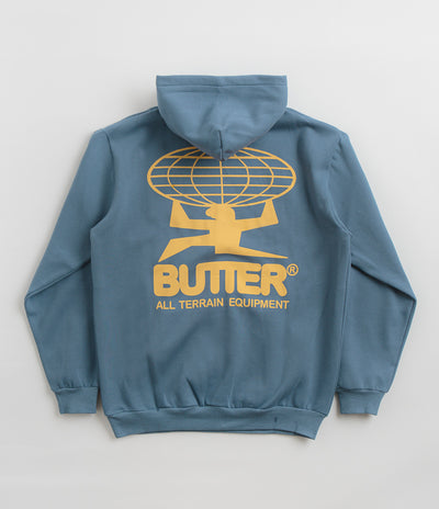 Butter Goods All Terrain Hoodie in Slate Blue