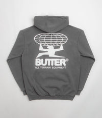 Butter Goods All Terrain Hoodie in Washed Steel